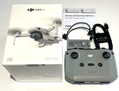 Dji mini drone with rc - 4k,
